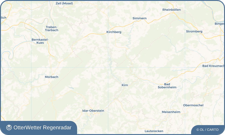 OtterWetter Regenradar-Widget Bruschied