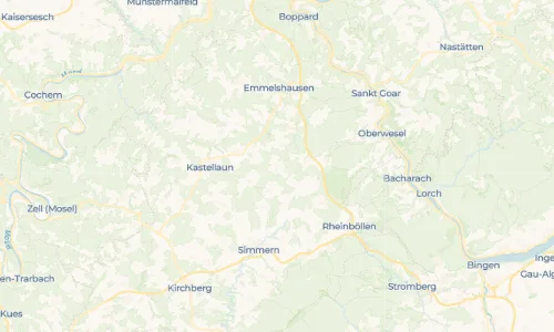 Regenradar Vorschaubild - Aktuelle Niederschläge in Bubach und Umgebung