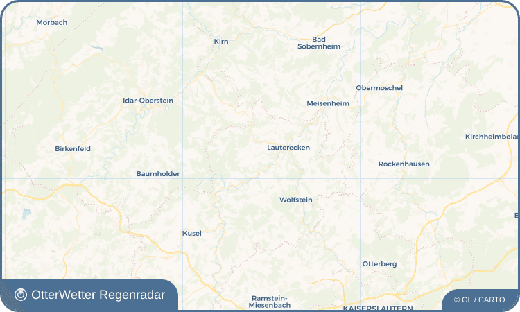 OtterWetter Regenradar-Widget Buborn
