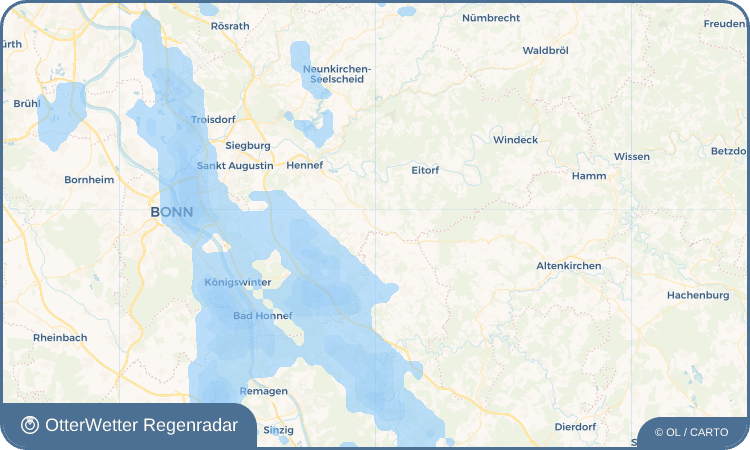 OtterWetter Regenradar-Widget Buchheide