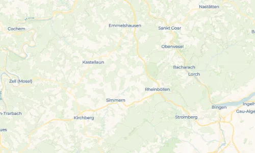 Regenradar Vorschaubild - Aktuelle Niederschläge in Budenbach und Umgebung