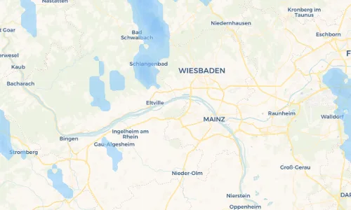 Regenradar Vorschaubild - Aktuelle Niederschläge in Budenheim und Umgebung