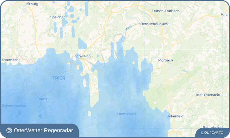 OtterWetter Regenradar-Widget Büdlich