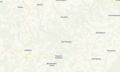 Regenradar Vorschaubild - Aktuelle Niederschläge in Bullay und Umgebung