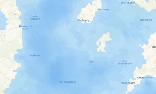 Regenradar-Vorschau: aktuelle Niederschläge in Bundenbach und Umgebung