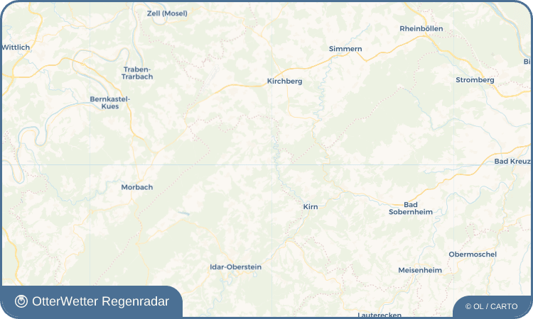 Wetter-Widget-Vorschau mit Vorhersagedaten für Bundenbach