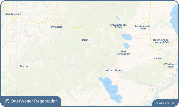 OtterWetter Regenradar-Widget Bundenthal