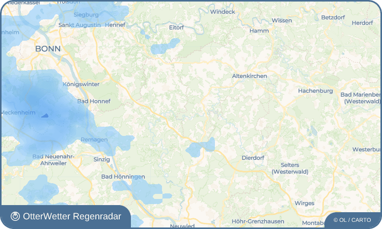 OtterWetter Regenradar-Widget Burglahr