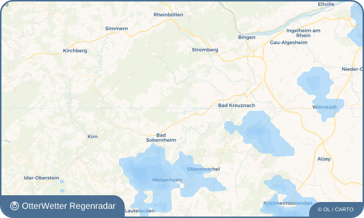 OtterWetter Regenradar-Widget Burgsponheim