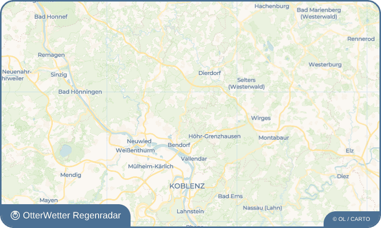 Widget-Vorschau für Caan Wetter-Widget-Vorschau mit Vorhersagedaten für Caan