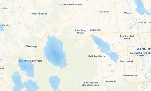 Regenradar Vorschaubild - Aktuelle Niederschläge in Carlsberg und Umgebung