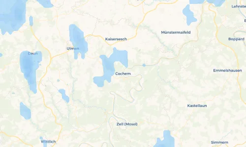 Regenradar Vorschaubild - Aktuelle Niederschläge in Cochem und Umgebung