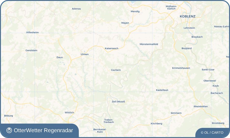 OtterWetter Regenradar-Widget Cochem