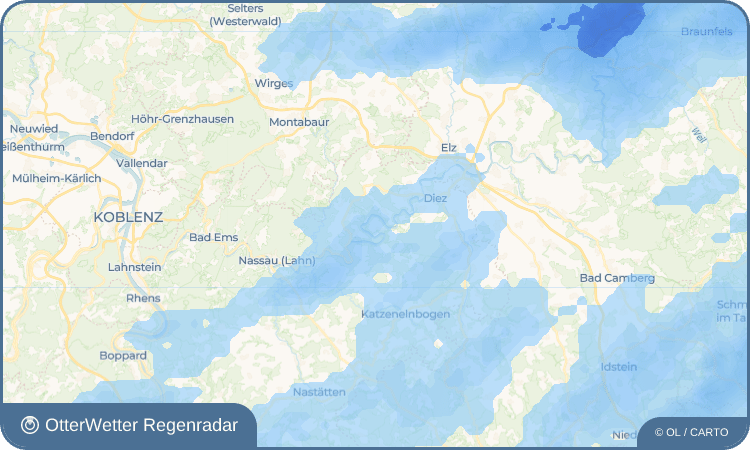 OtterWetter Regenradar-Widget Cramberg
