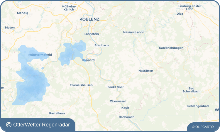 Wetter-Widget-Vorschau mit Vorhersagedaten für Dahlheim