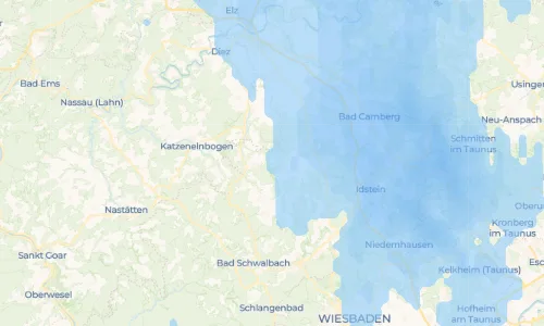 Regenradar Vorschaubild - Aktuelle Niederschläge in Daisbach und Umgebung