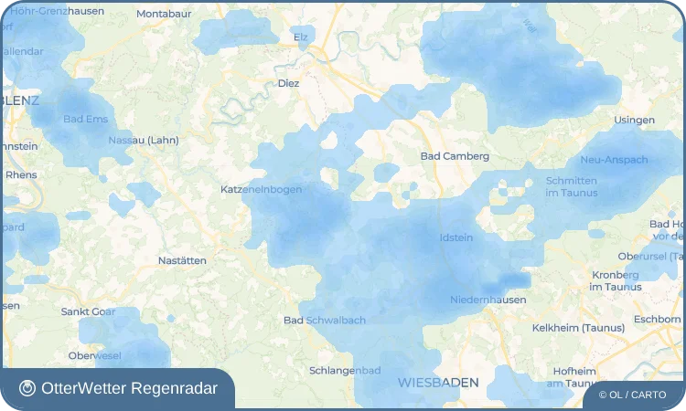 Widget-Vorschau für Daisbach Wetter-Widget-Vorschau mit Vorhersagedaten für Daisbach