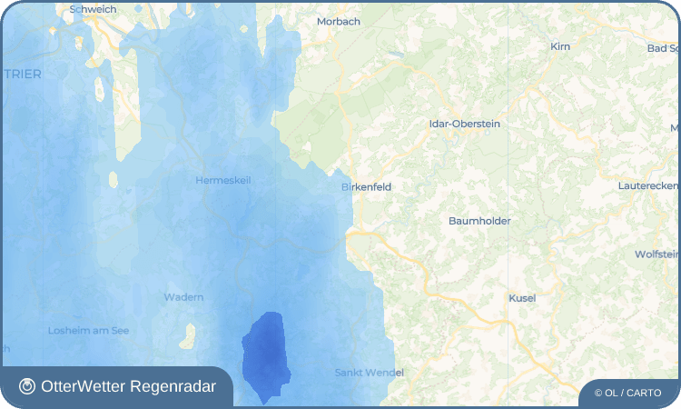 OtterWetter Regenradar-Widget Dambach