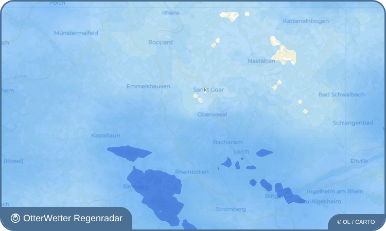 OtterWetter Regenradar-Widget Damscheid