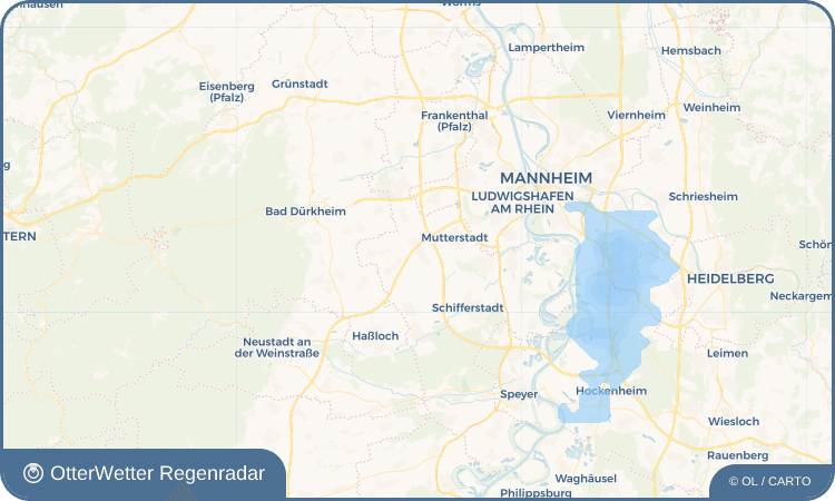 OtterWetter Regenradar-Widget Dannstadt