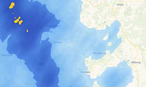 Regenradar Vorschaubild - Aktuelle Niederschläge in Dasburg und Umgebung