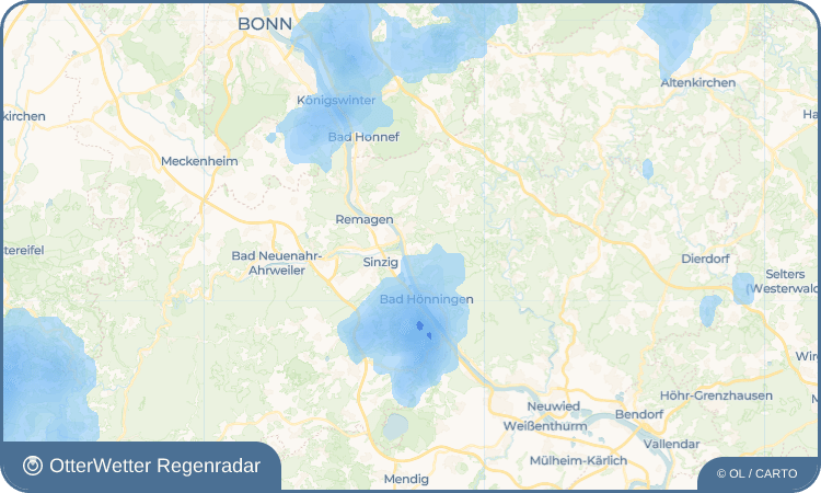 OtterWetter Regenradar-Widget Dattenberg