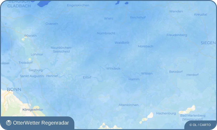 Widget-Vorschau für Dattenfeld Wetter-Widget-Vorschau mit Vorhersagedaten für Dattenfeld