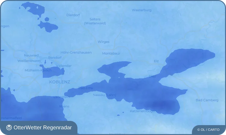 Wetter-Widget-Vorschau mit Vorhersagedaten für Daubach