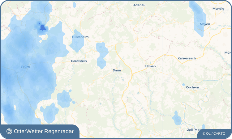OtterWetter Regenradar-Widget Daun