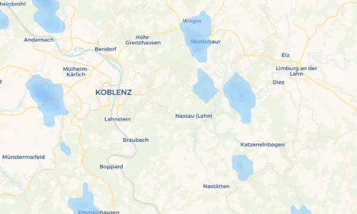 Regenradar Vorschaubild - Aktuelle Niederschläge in Dausenau und Umgebung