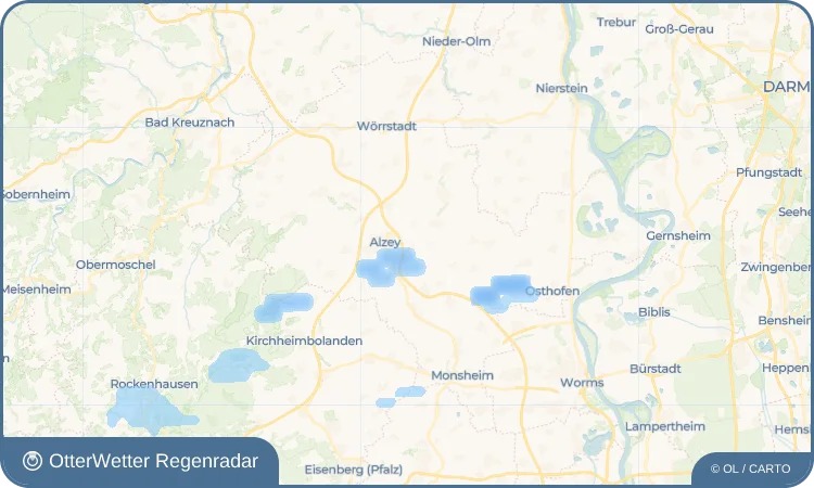 Widget-Vorschau für Dautenheim Wetter-Widget-Vorschau mit Vorhersagedaten für Dautenheim
