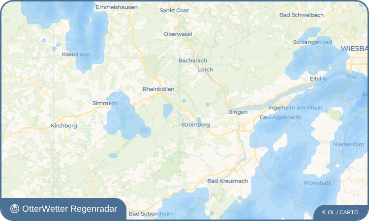 OtterWetter Regenradar-Widget Daxweiler