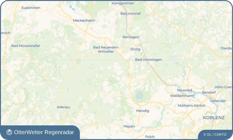 Wetter-Widget-Vorschau mit Vorhersagedaten für Dedenbach