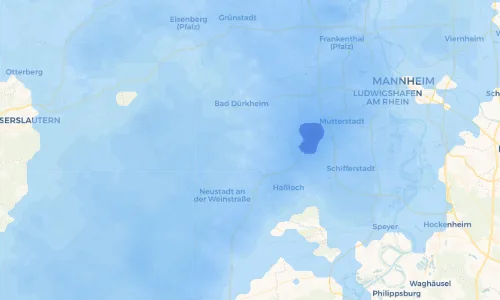 Regenradar Vorschaubild - Aktuelle Niederschläge in Deidesheim und Umgebung