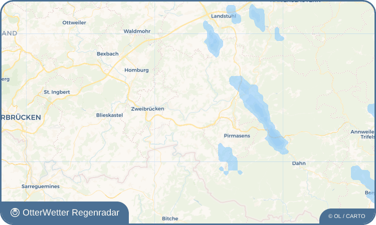 Widget-Vorschau für Dellfeld Wetter-Widget-Vorschau mit Vorhersagedaten für Dellfeld