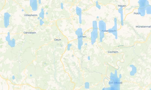 Regenradar Vorschaubild - Aktuelle Niederschläge in Demerath und Umgebung