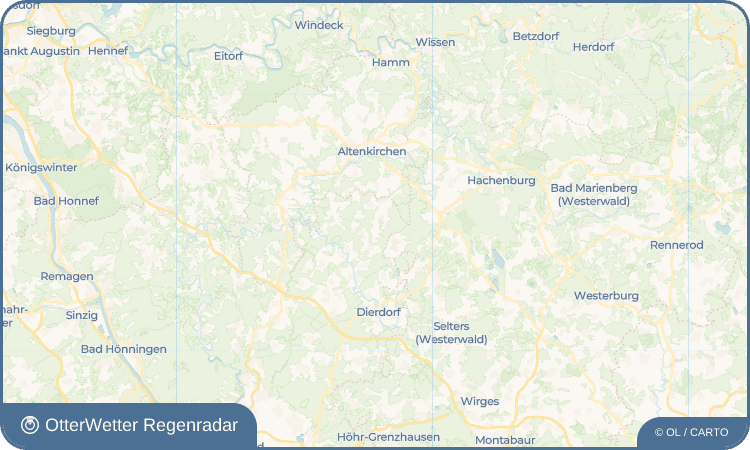 OtterWetter Regenradar-Widget Dendert