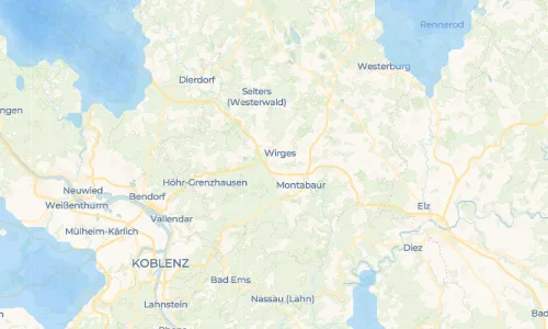 Regenradar Vorschaubild - Aktuelle Niederschläge in Dernbach und Umgebung