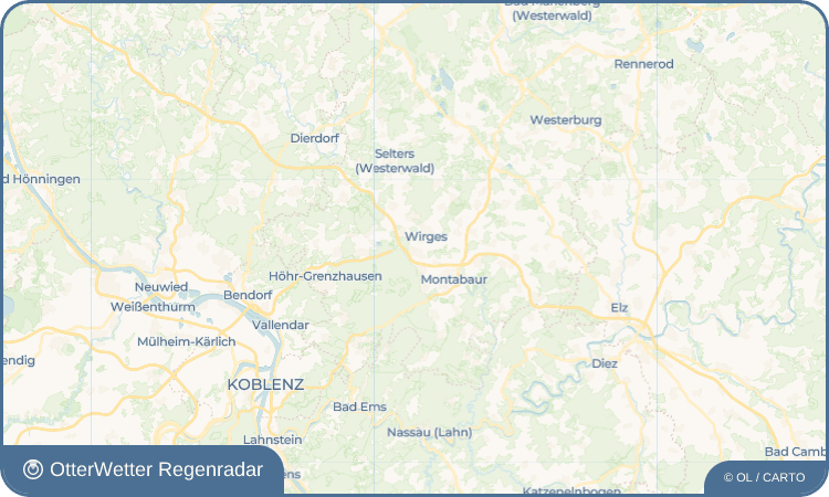 OtterWetter Regenradar-Widget Dernbach