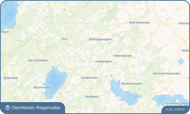 OtterWetter Regenradar-Widget Desloch