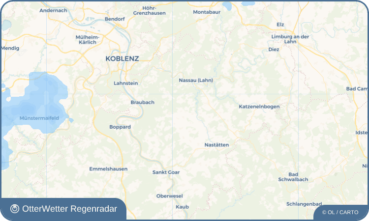 OtterWetter Regenradar-Widget Dessighofen
