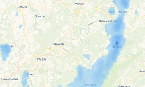 Regenradar Vorschaubild - Aktuelle Niederschläge in Detzem und Umgebung
