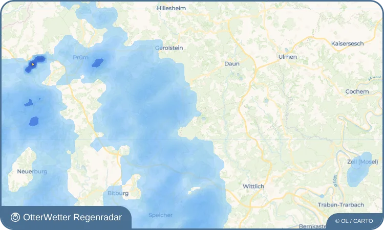 Wetter-Widget-Vorschau mit Vorhersagedaten für Deudesfeld