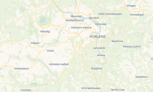 Regenradar-Vorschau: aktuelle Niederschläge in Dieblich und Umgebung
