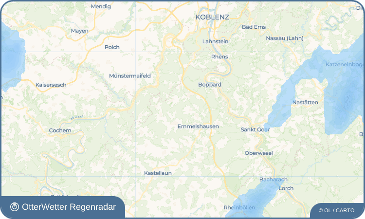 OtterWetter Regenradar-Widget Dieler