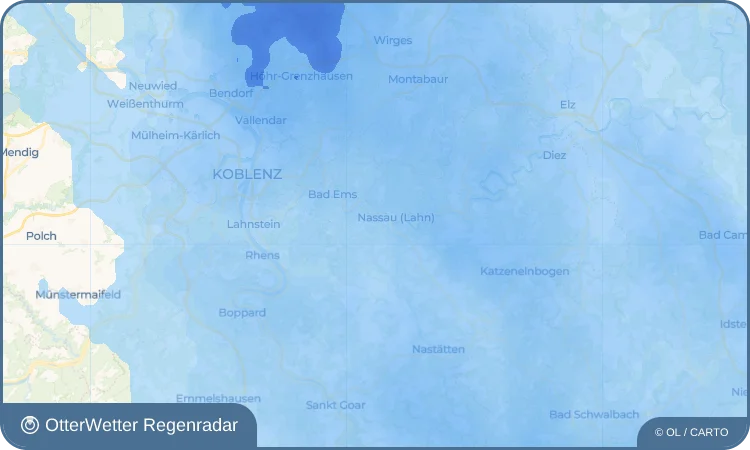 Widget-Vorschau für Dienethal Wetter-Widget-Vorschau mit Vorhersagedaten für Dienethal