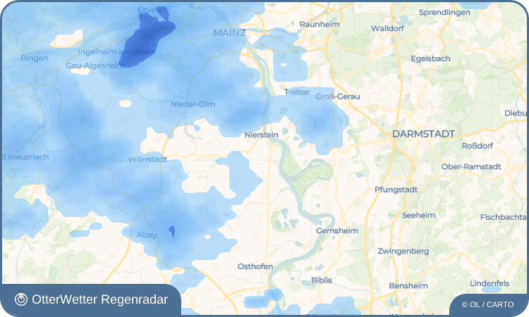 OtterWetter Regenradar-Widget Dienheim