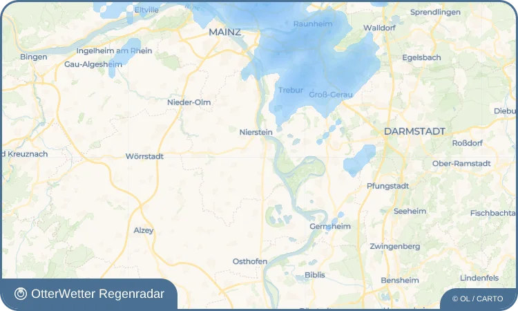 Widget-Vorschau für Dienheim Wetter-Widget-Vorschau mit Vorhersagedaten für Dienheim
