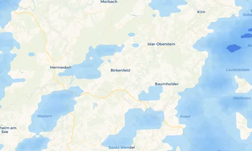 Regenradar Vorschaubild - Aktuelle Niederschläge in Dienstweiler und Umgebung