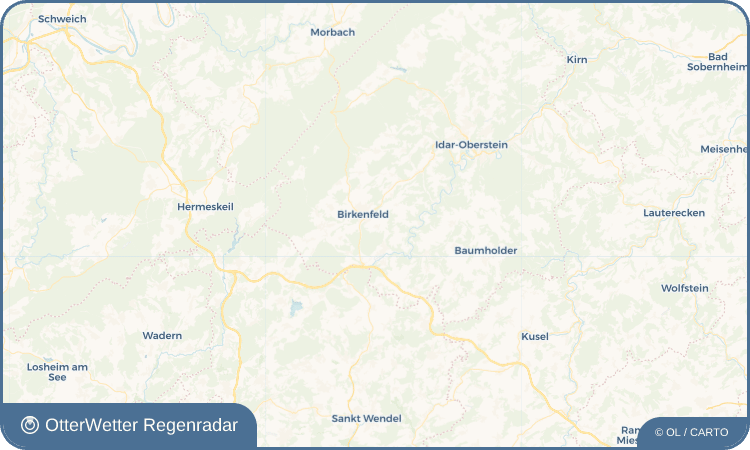 OtterWetter Regenradar-Widget Dienstweiler